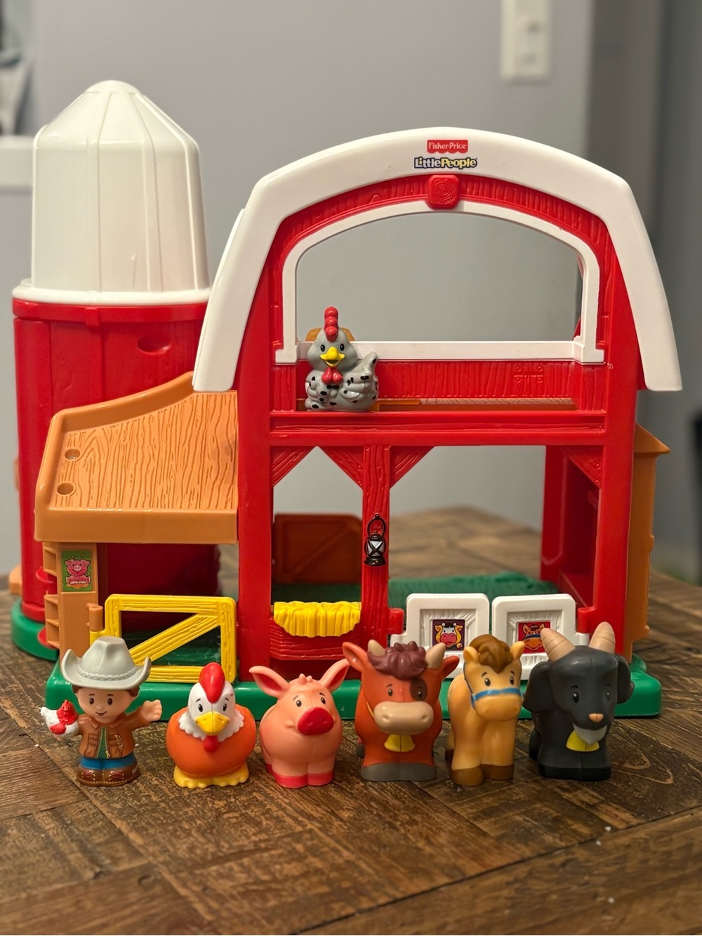 Little People Barn with Farmer and Animals